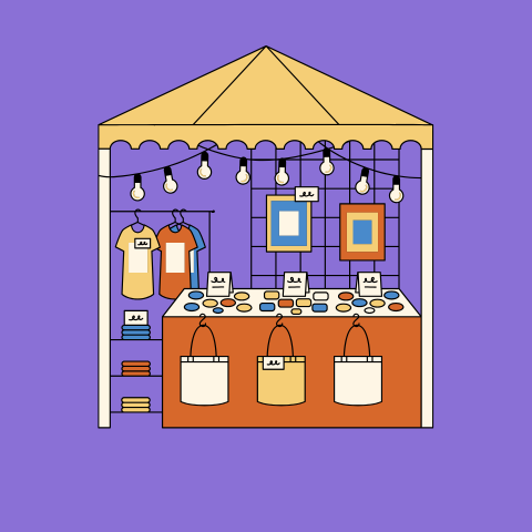 Paiements crypto par QR code pour commerces locaux et marchés